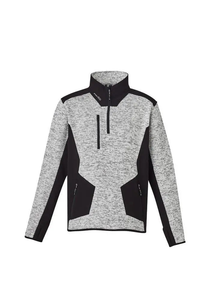 Unisex Streetworx Reinforced 1/4 Zip Pullover ZT380 Work Wear Syzmik XXS Grey/Black
